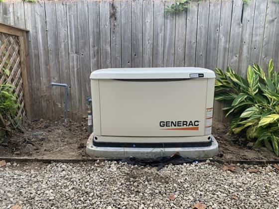 Generac standby generator installed by Texas Generators