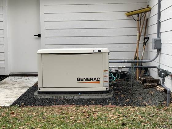 Generac standby generator installed by Texas Generators
